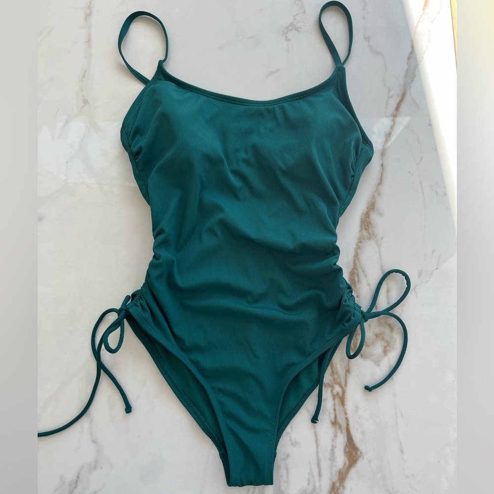 Shade & Shore Women’s Teal One Piece Swimsuit